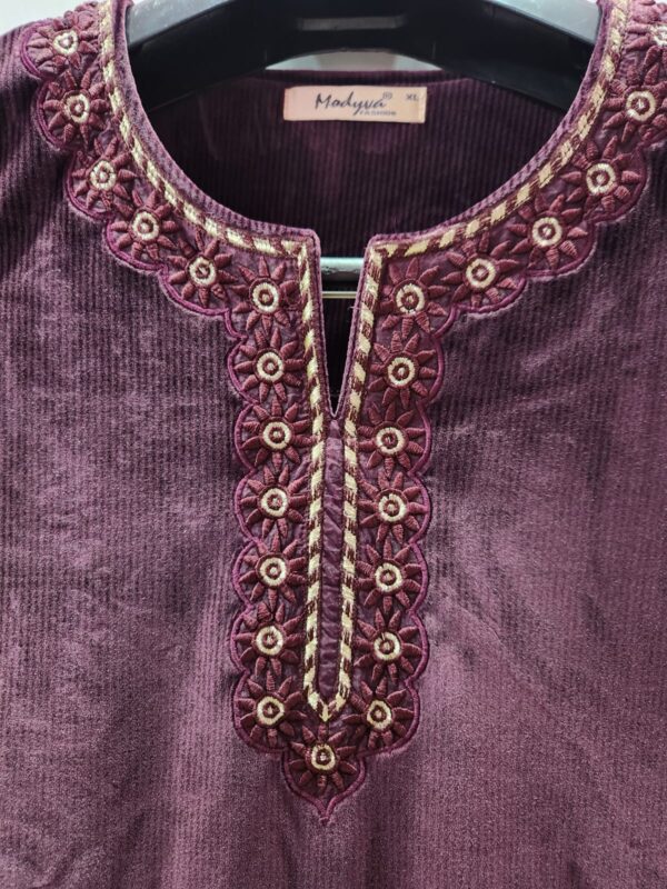 PURPLE VELEVET CORD SET - Image 3