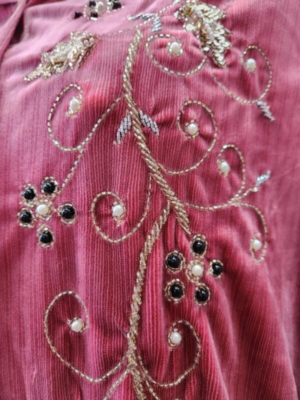 VELVET COORD SET IN PINK PALETTE - Image 4