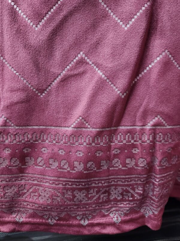 Wine Velevet Suit with swaski suit - Image 3