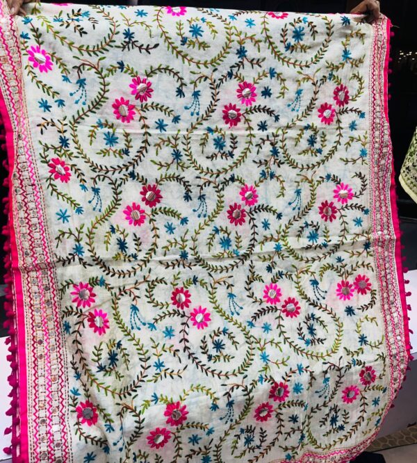 Heavy Chanderi Silk base dupatta