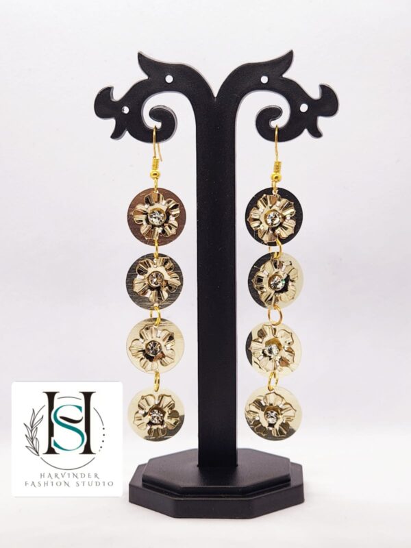Golden fishhook Earring