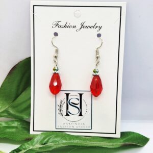 HFS Ruby Sparkle Earrings