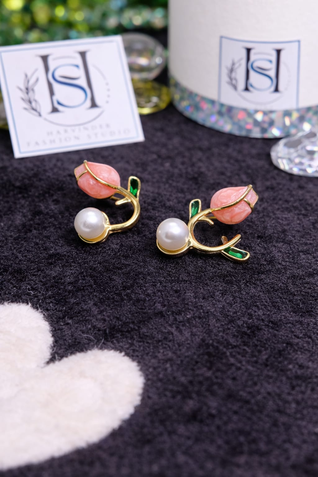 Blushing Tulip Ear Wraps